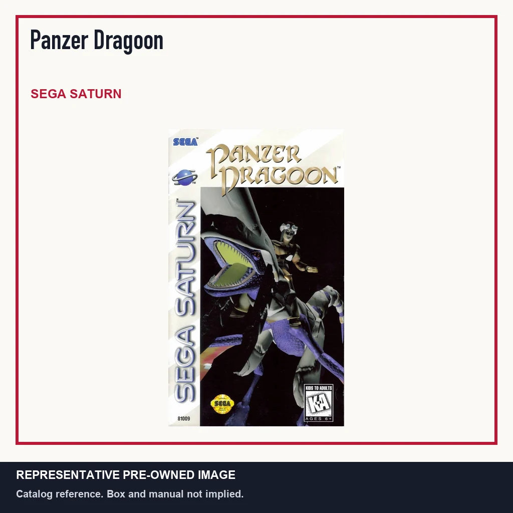 Representative pre-owned Panzer Dragoon (Sega Saturn), minimal product layout.
