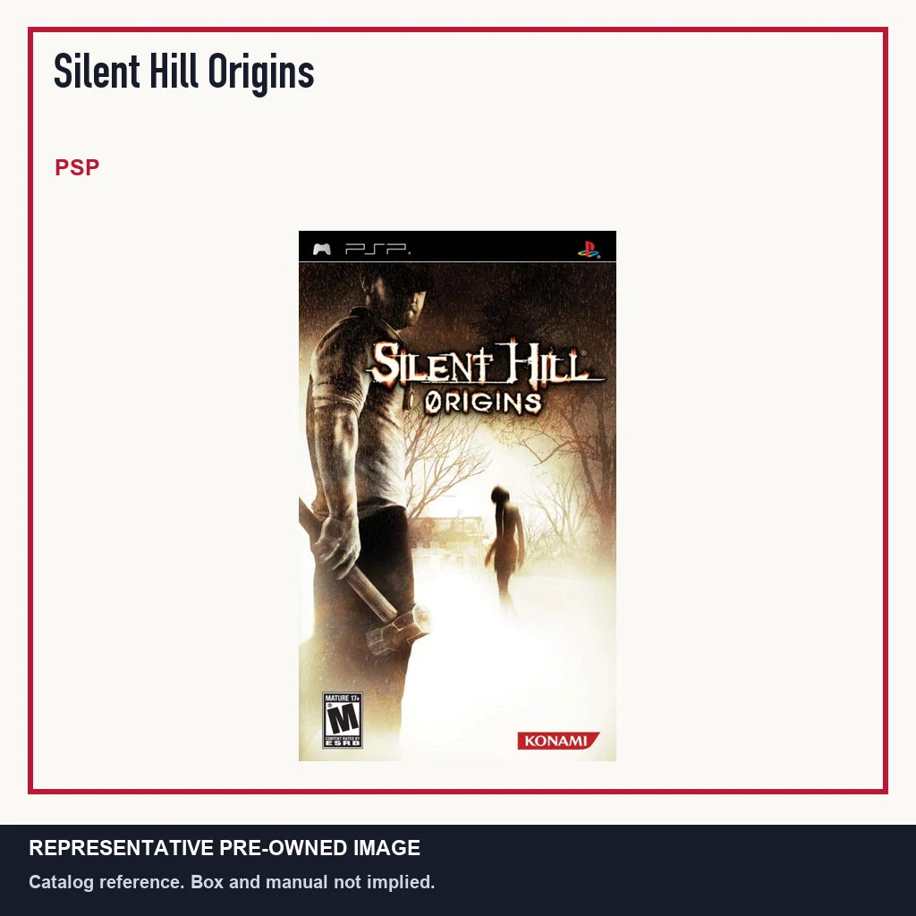 Representative pre-owned Silent Hill Origins (PSP), minimal product layout.