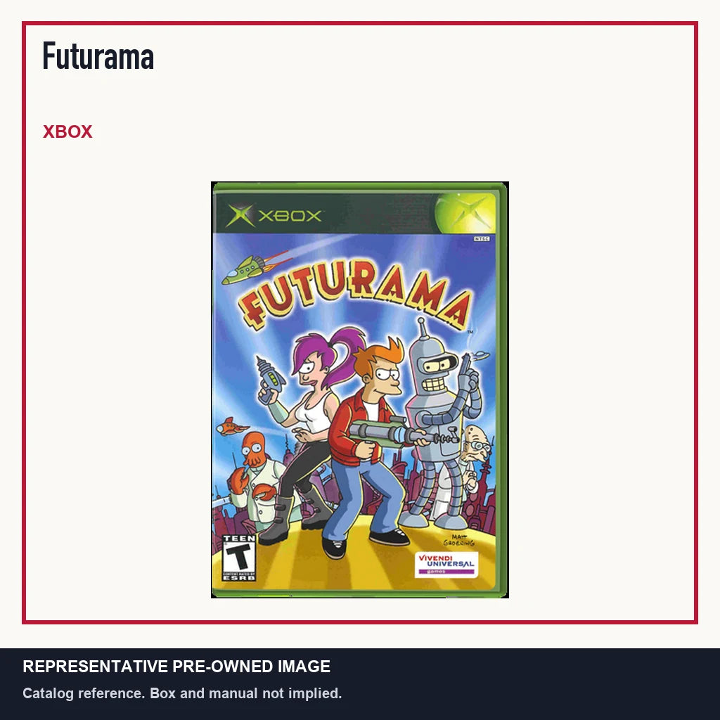 Representative pre-owned Futurama (Xbox), minimal product layout.