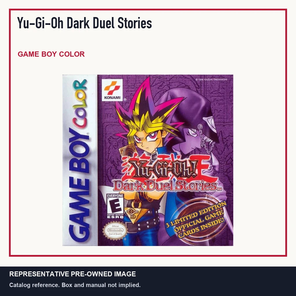 Representative pre-owned Yu-Gi-Oh Dark Duel Stories (Game Boy Color), minimal product layout.