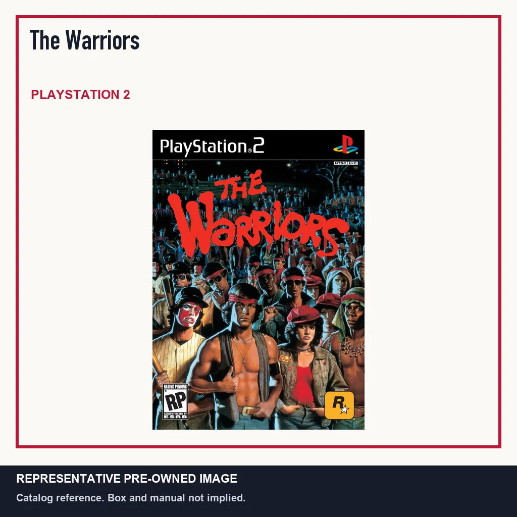 Representative pre-owned The Warriors (PlayStation 2), minimal product layout.