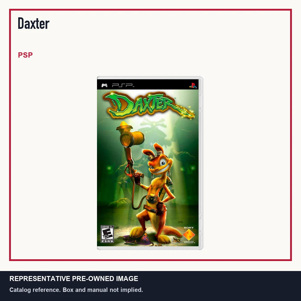 Representative pre-owned Daxter (PSP), minimal product layout.