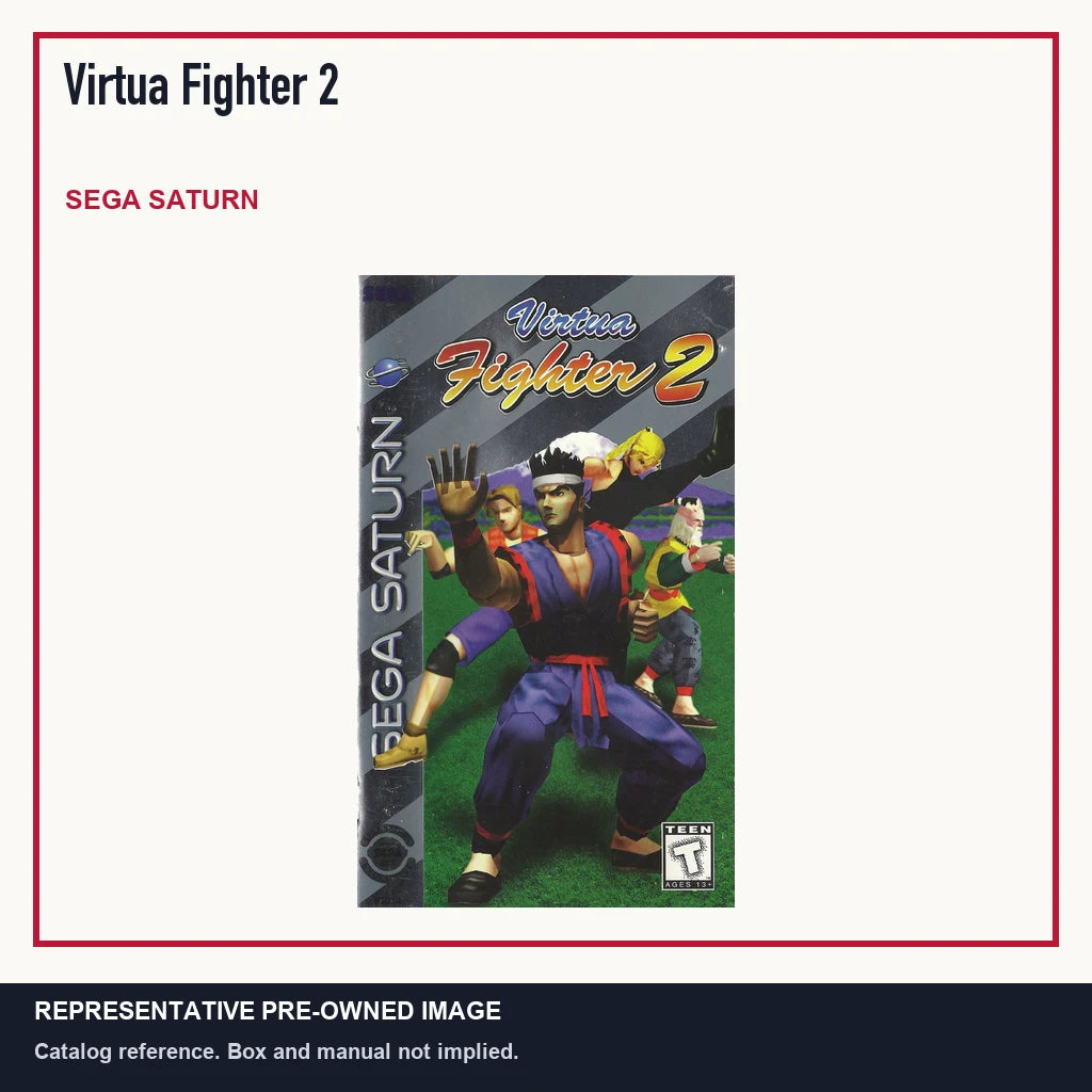Representative pre-owned Virtua Fighter 2 (Sega Saturn), minimal product layout.