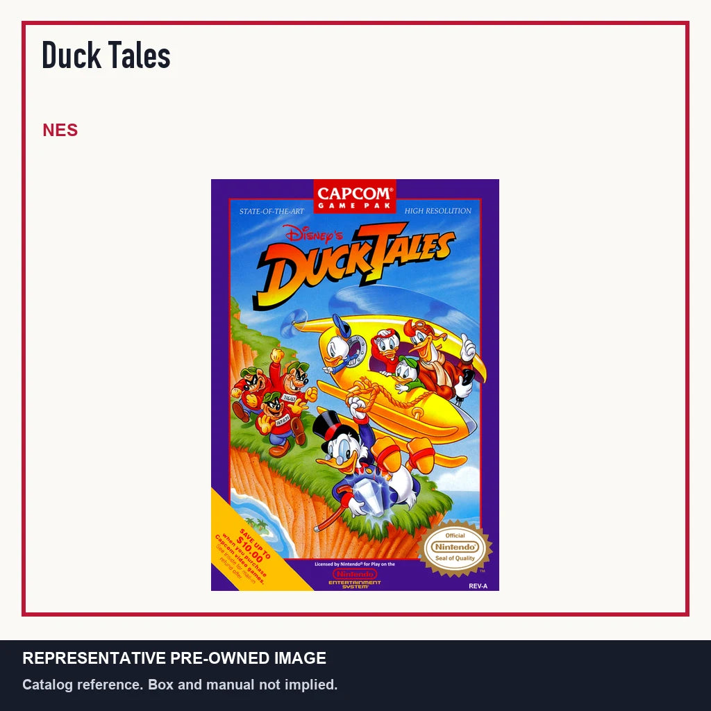 Representative pre-owned Duck Tales (NES), minimal product layout.