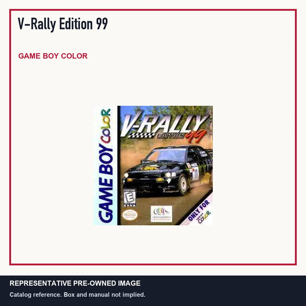 Representative pre-owned V-Rally Edition 99 (Game Boy Color), minimal product layout.
