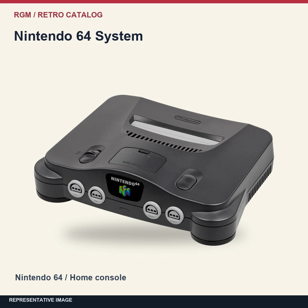 Nintendo 64 System: minimal catalog representative image