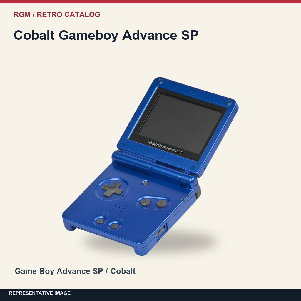 Cobalt Gameboy Advance SP: minimal catalog representative image
