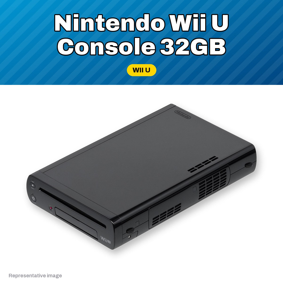 Representative Nintendo Wii U 32GB console, pre-owned, view 2