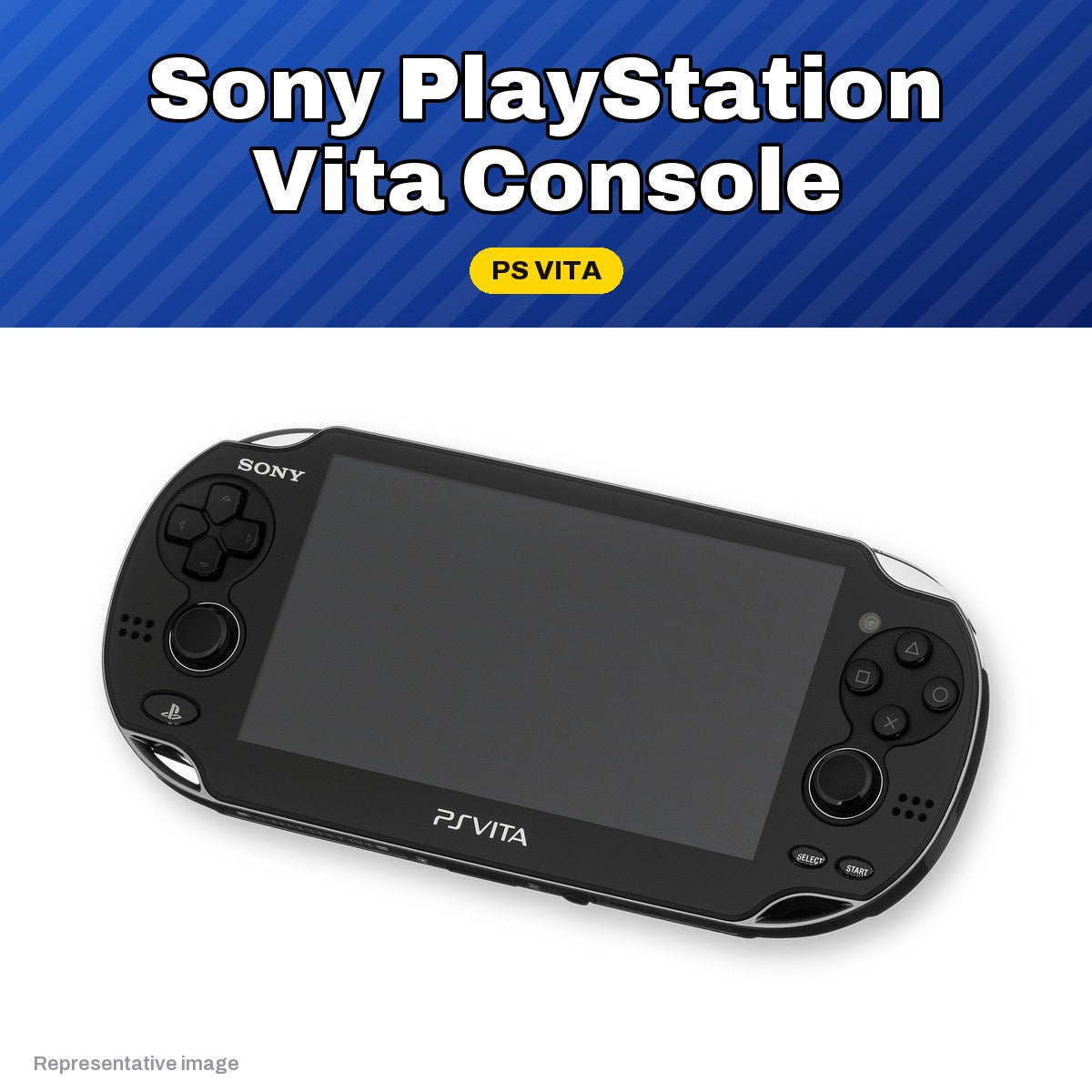 Representative Sony PlayStation Vita handheld, pre-owned, view 2