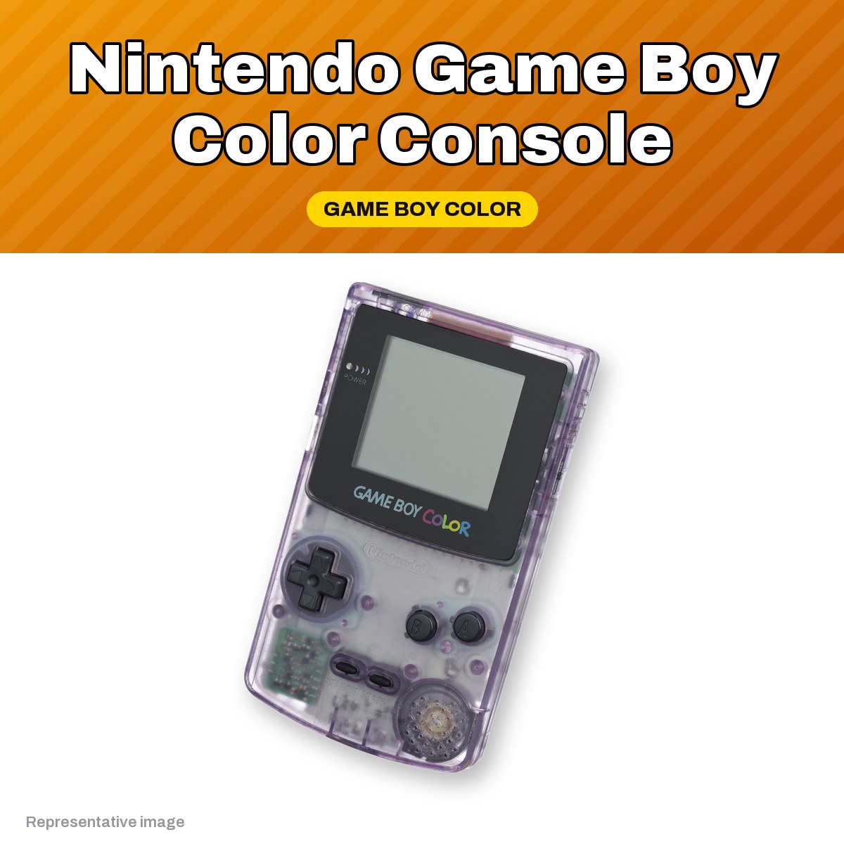 Representative Nintendo Game Boy Color handheld, pre-owned, view 2
