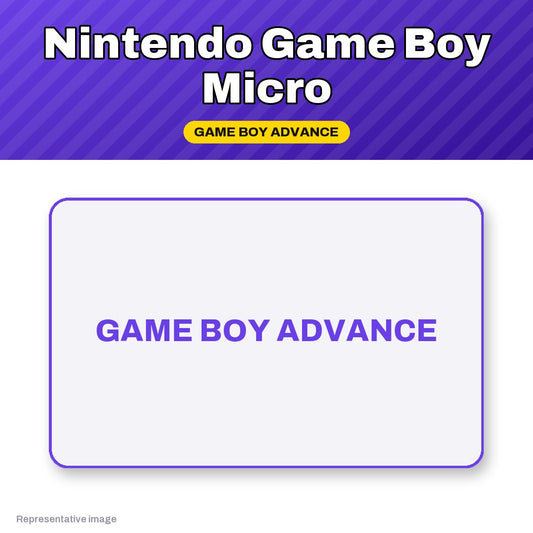 Representative Nintendo Game Boy Micro handheld, pre-owned