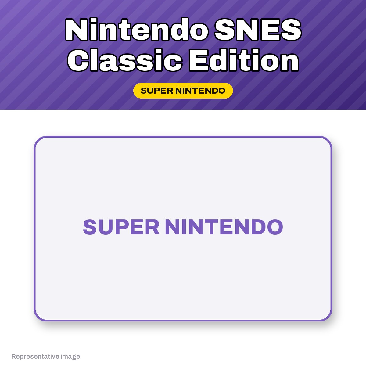 Representative Nintendo SNES Classic Edition console, pre-owned