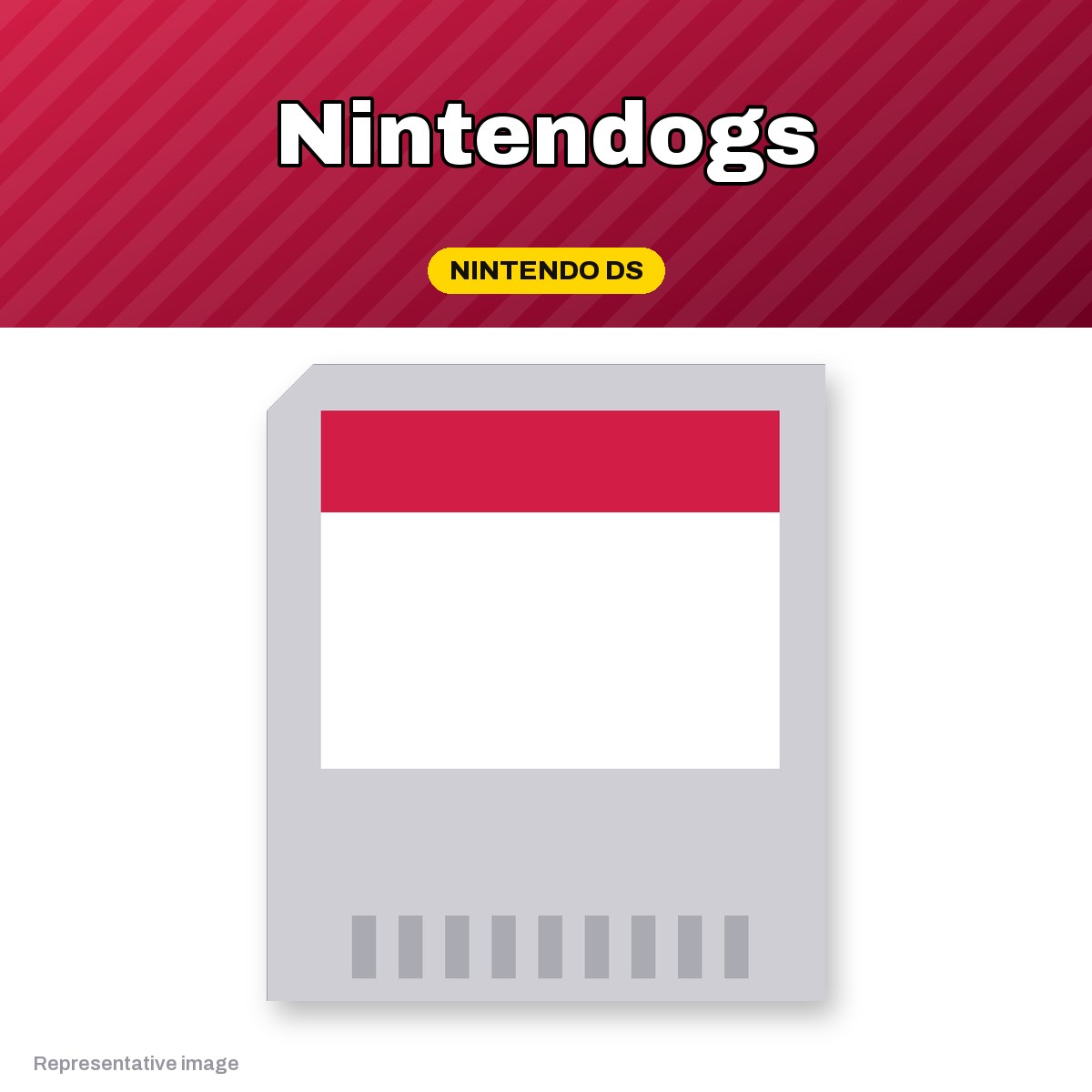 Representative Nintendogs Nintendo DS game card, pre-owned