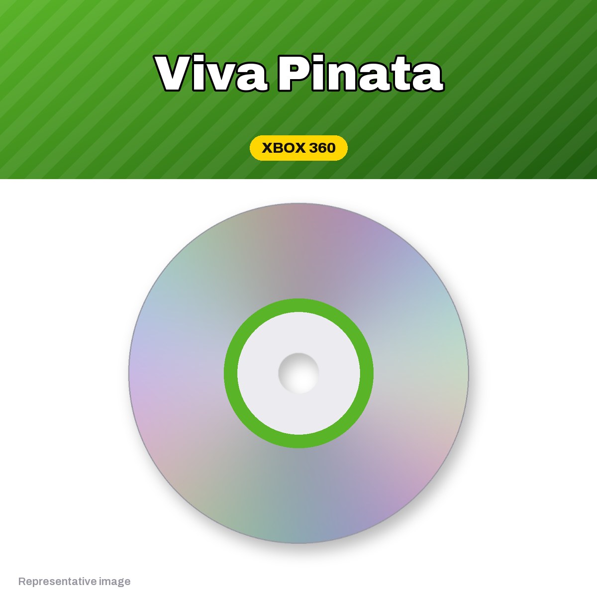 Representative Viva Pinata Xbox 360 game disc, pre-owned