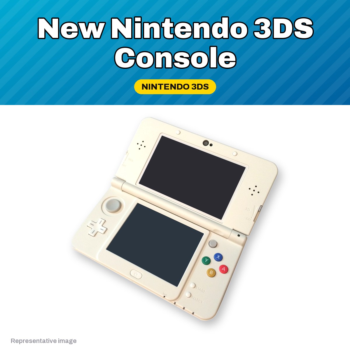 Representative New Nintendo 3DS handheld, pre-owned, view 2