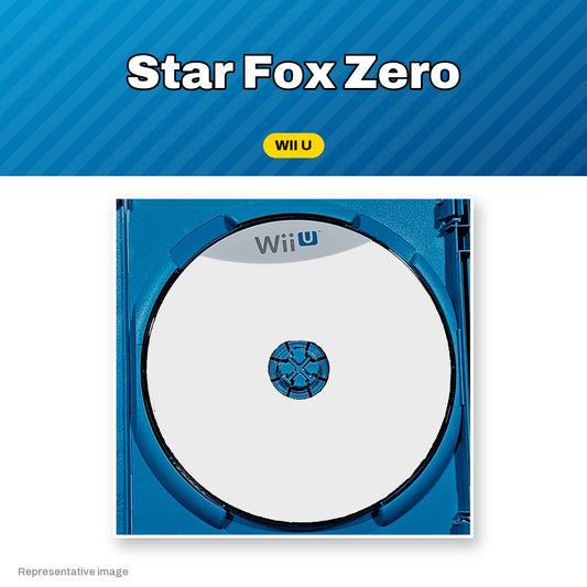 Representative Star Fox Zero Wii U game disc, pre-owned