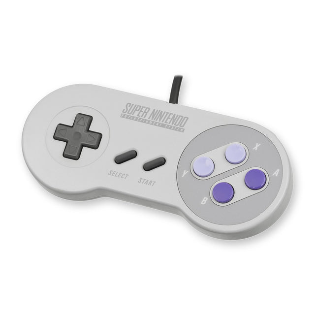 Representative official Super Nintendo SNES controller, pre-owned