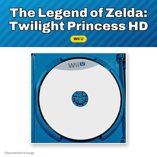 Representative The Legend of Zelda: Twilight Princess HD Wii U game disc, pre-owned