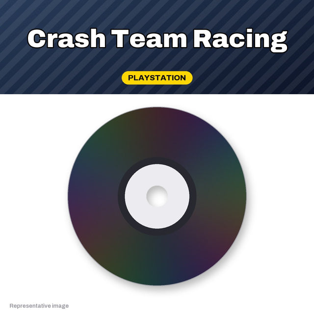Representative Crash Team Racing PlayStation game disc, pre-owned