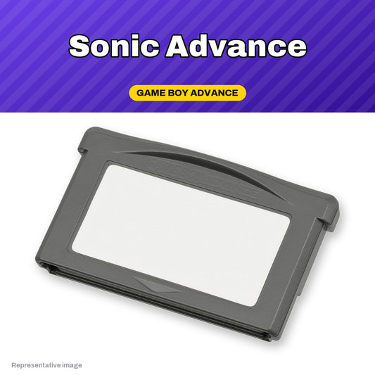 Representative Sonic Advance Game Boy Advance cartridge, pre-owned