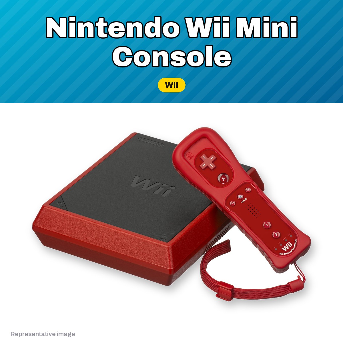 Representative Nintendo Wii Mini console, pre-owned, view 2