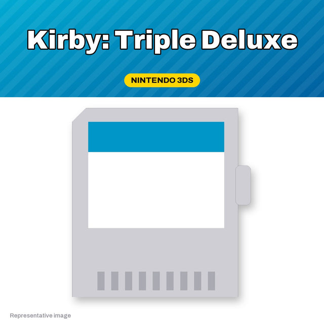 Representative Kirby: Triple Deluxe Nintendo 3DS game card, pre-owned