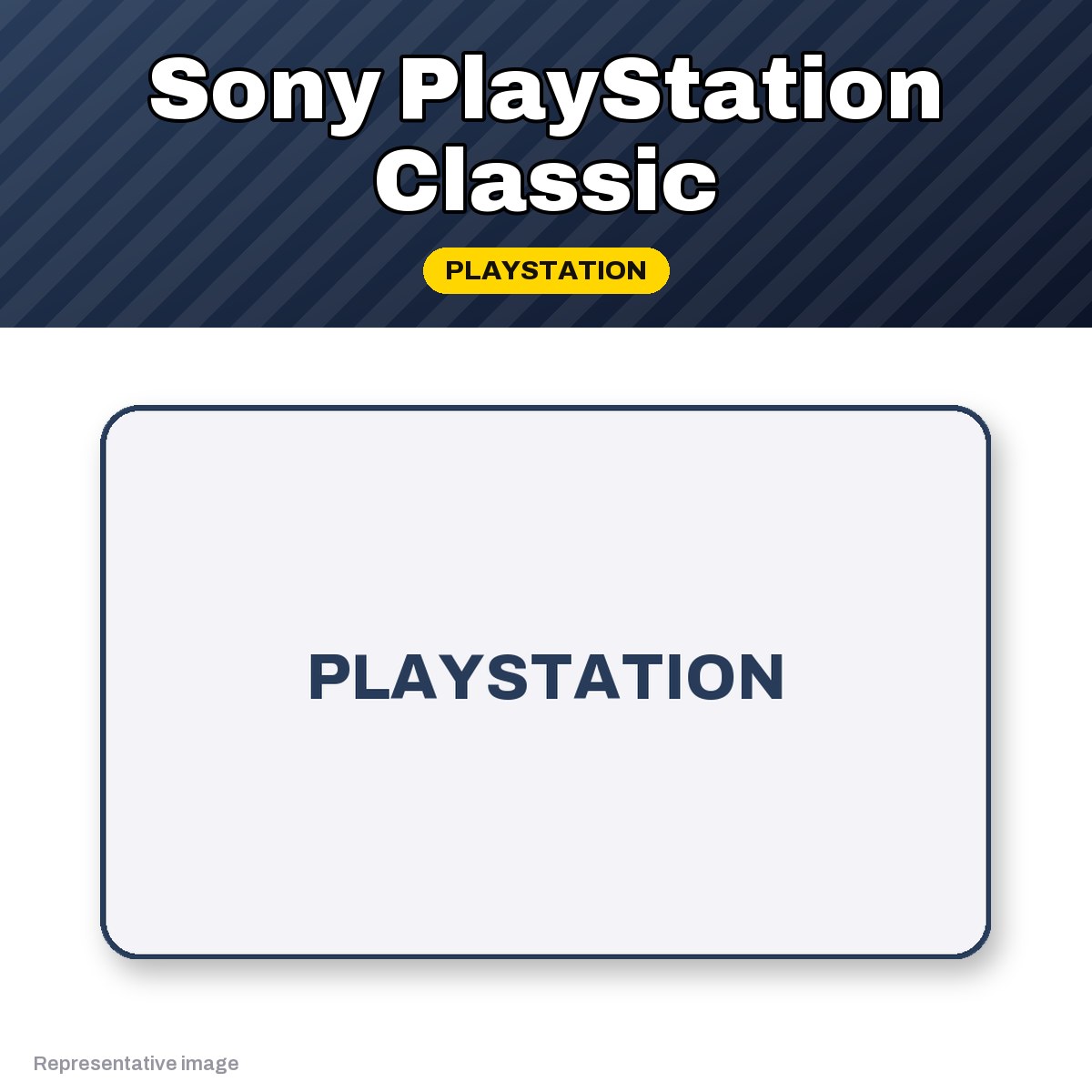 Representative Sony PlayStation Classic mini console, pre-owned