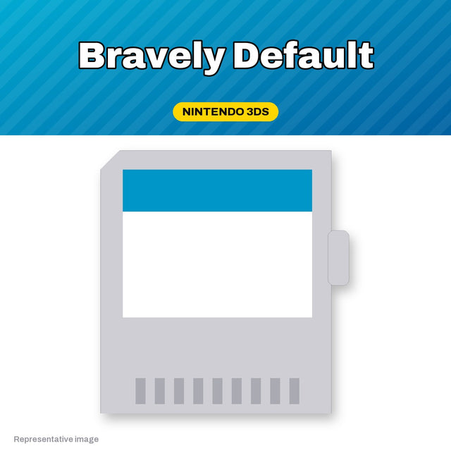 Representative Bravely Default Nintendo 3DS game card, pre-owned