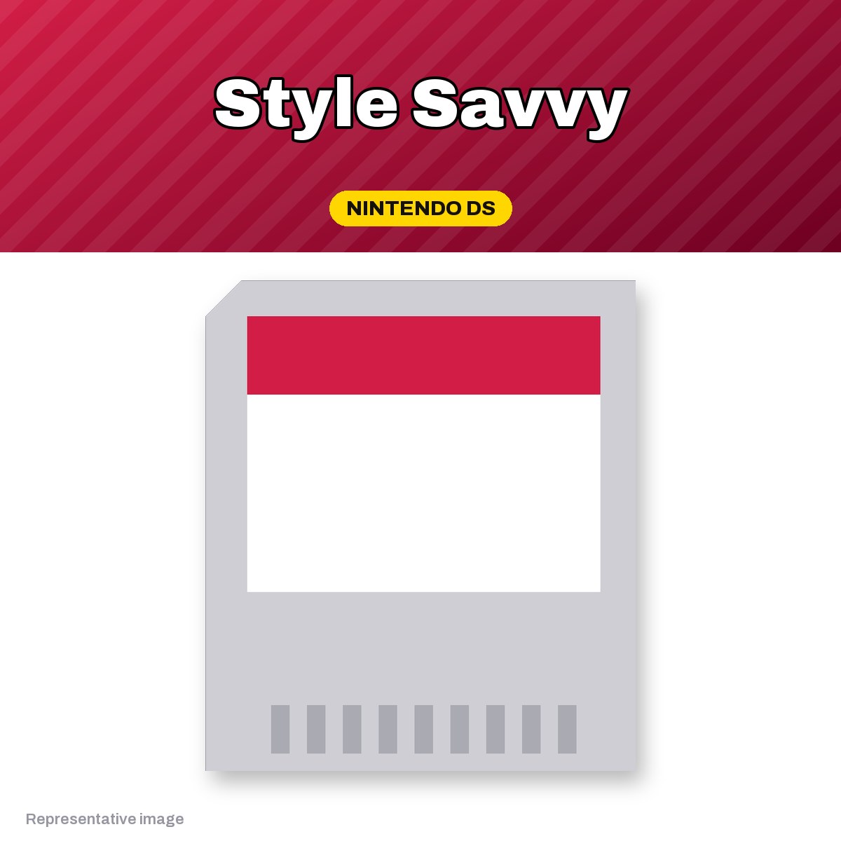 Representative Style Savvy Nintendo DS game card, pre-owned