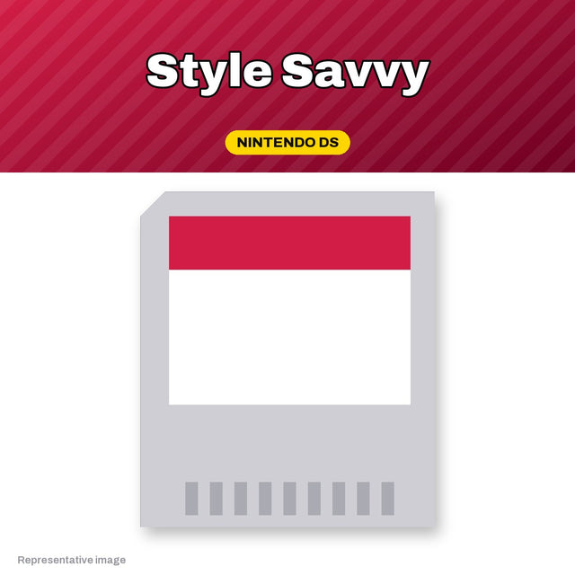 Representative Style Savvy Nintendo DS game card, pre-owned