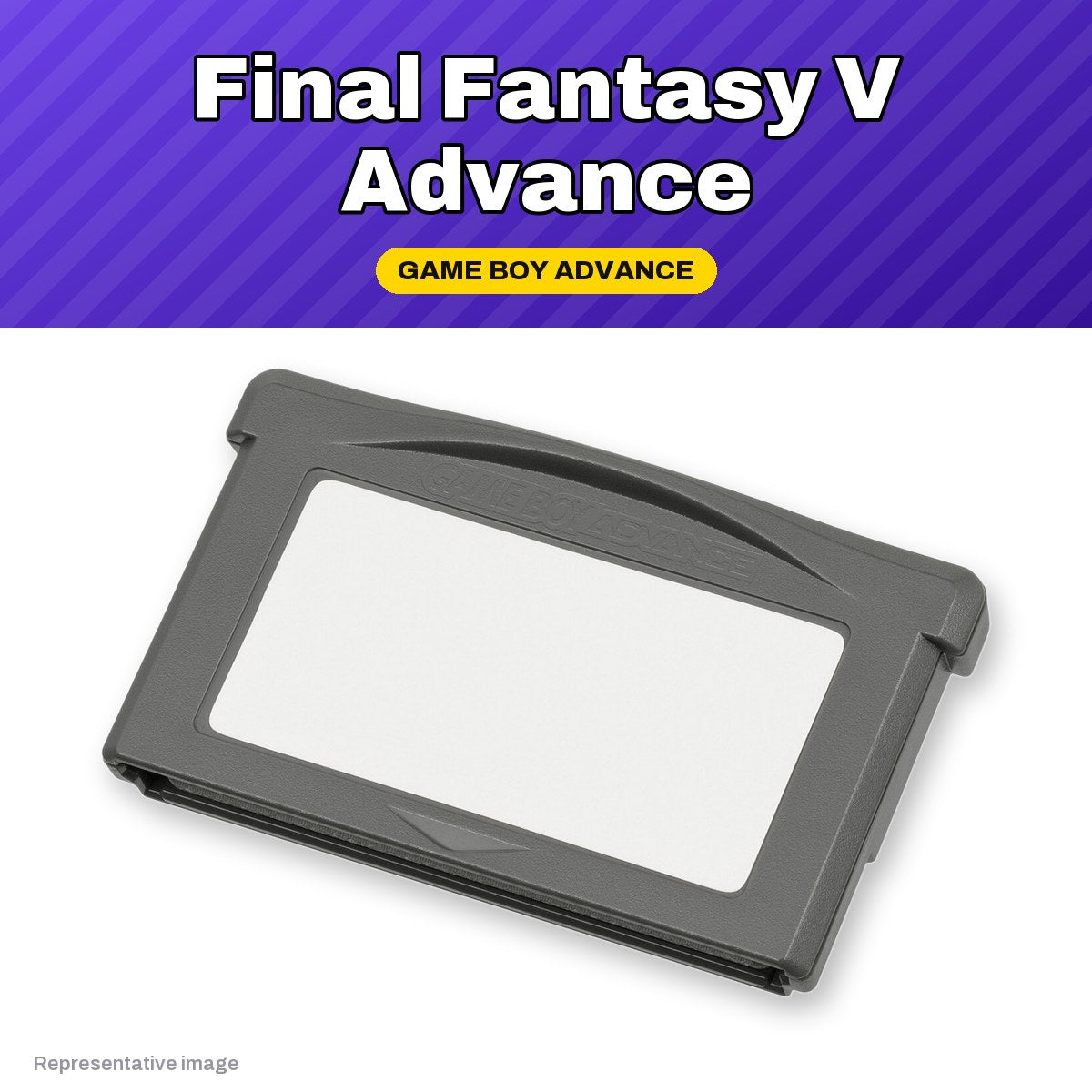 Representative Final Fantasy V Advance Game Boy Advance cartridge, pre-owned