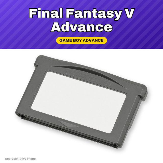 Representative Final Fantasy V Advance Game Boy Advance cartridge, pre-owned