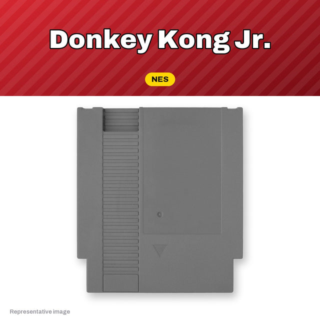 Representative Donkey Kong Jr. NES cartridge, pre-owned