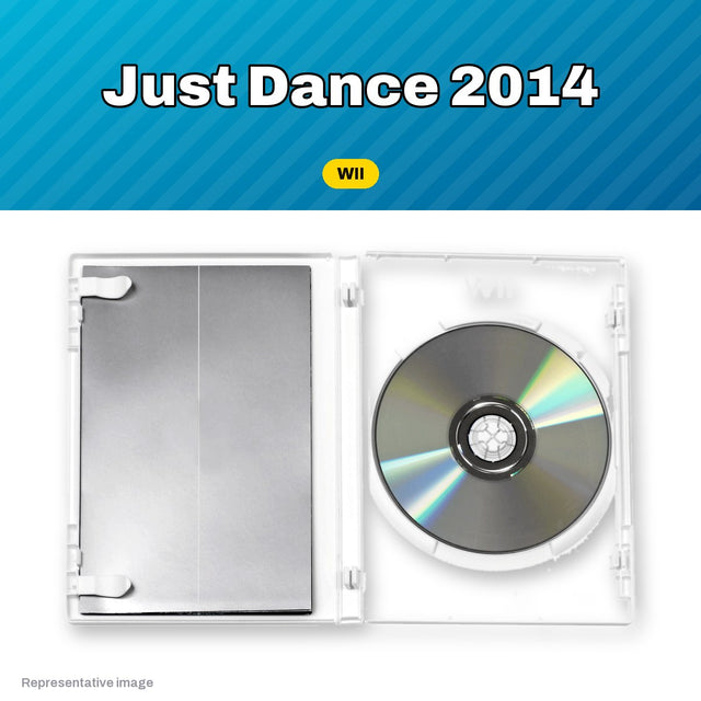 Representative Just Dance 2014 Wii game disc, pre-owned