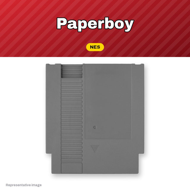 Representative Paperboy NES cartridge, pre-owned