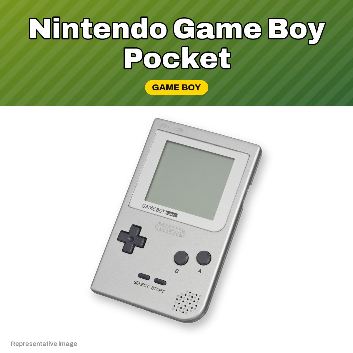 Representative Nintendo Game Boy Pocket handheld, pre-owned, view 2