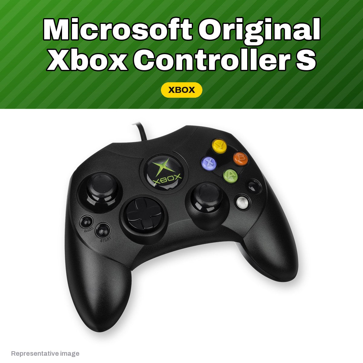 Representative Microsoft Xbox Controller S for original Xbox, pre-owned, view 2