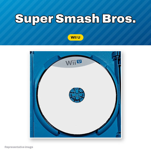 Representative Super Smash Bros. for Wii U game disc, pre-owned