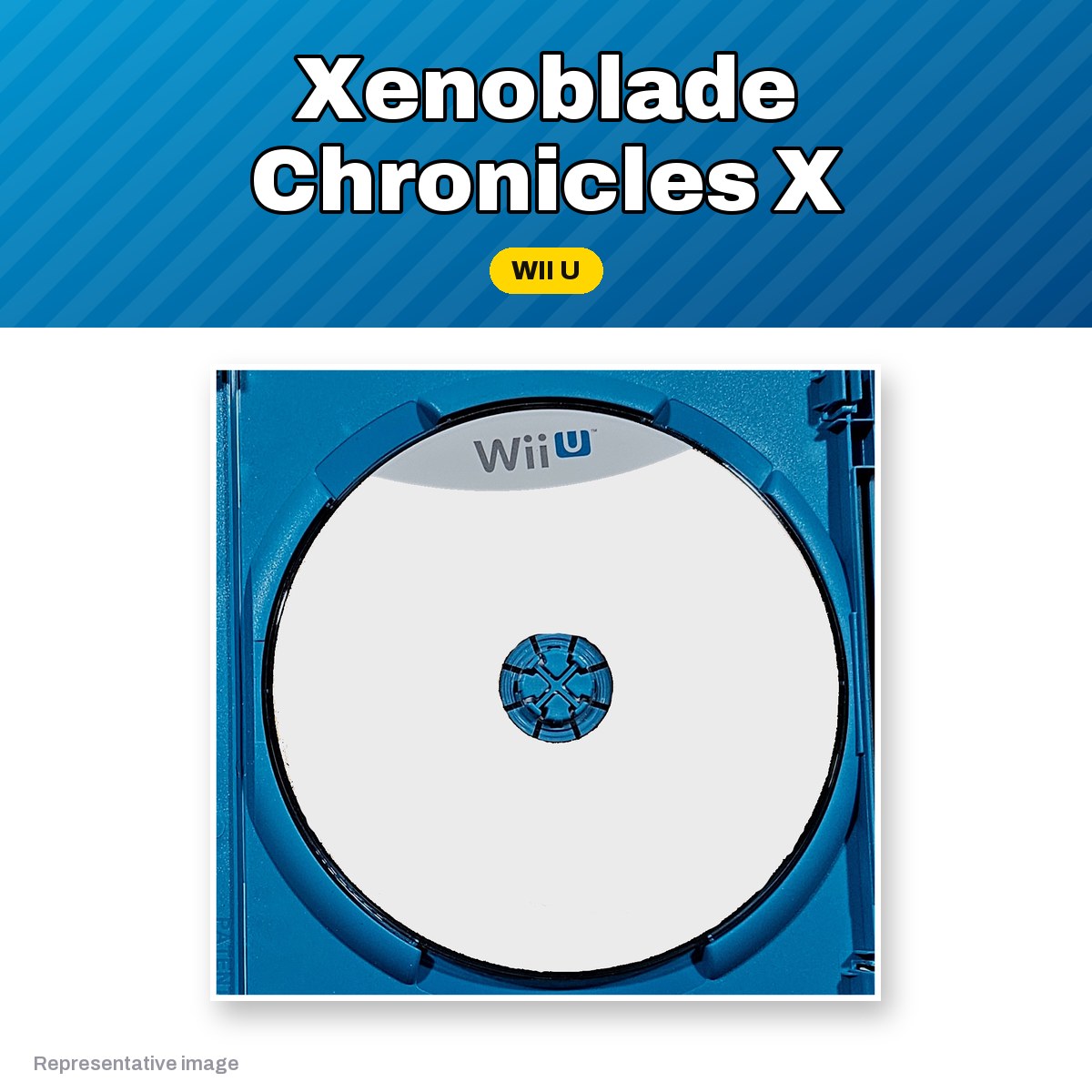 Representative Xenoblade Chronicles X Wii U game disc, pre-owned