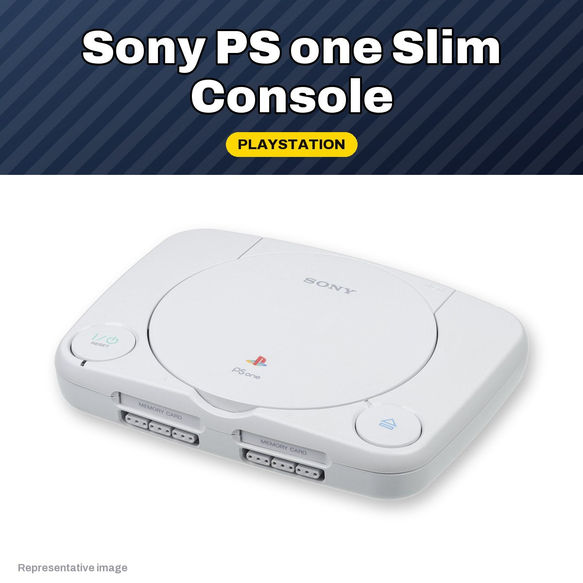 Representative Sony PS one slim console, pre-owned, view 2