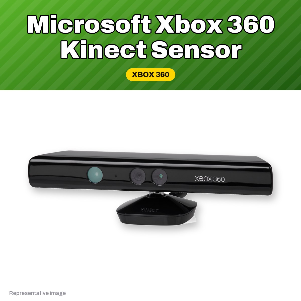 Representative Microsoft Kinect sensor for Xbox 360, pre-owned, view 2