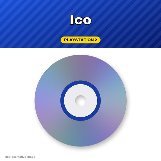 Representative Ico PlayStation 2 game disc, pre-owned
