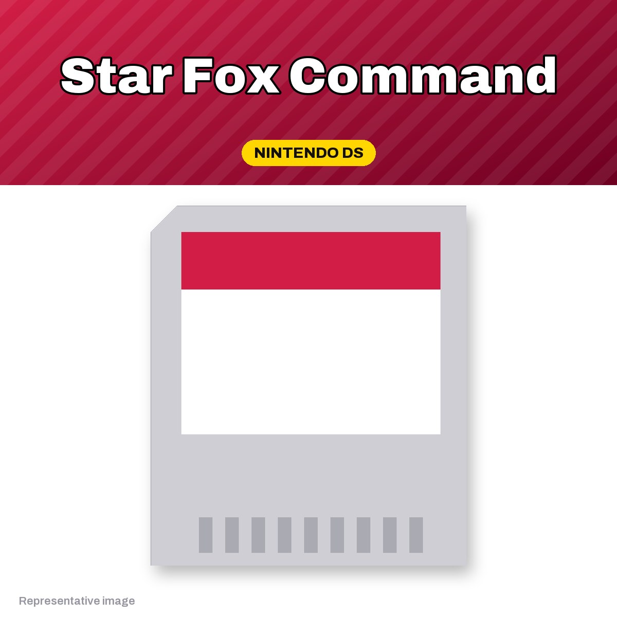 Representative Star Fox Command Nintendo DS game card, pre-owned