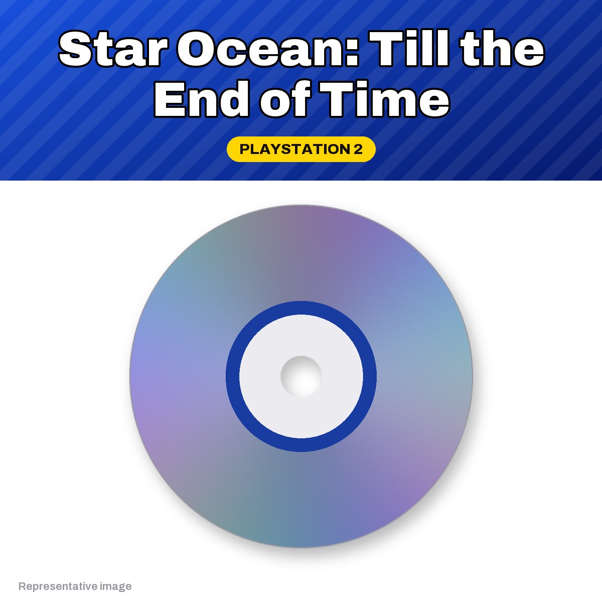 Representative Star Ocean: Till the End of Time PS2 game discs, pre-owned
