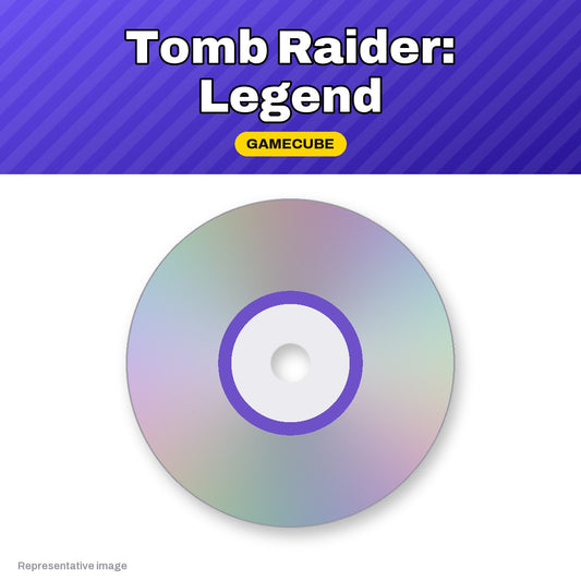 Representative Tomb Raider: Legend GameCube game disc, pre-owned