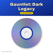 Representative Gauntlet: Dark Legacy PlayStation 2 game disc, pre-owned
