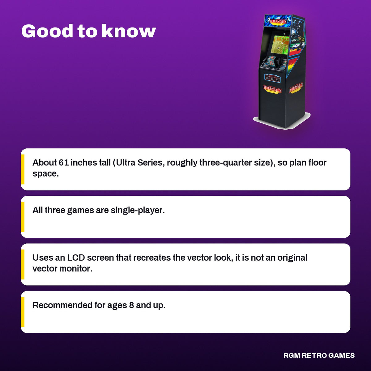 Arcade Classics Atari Star Wars Ultra Series Arcade Machine, good to know before you buy