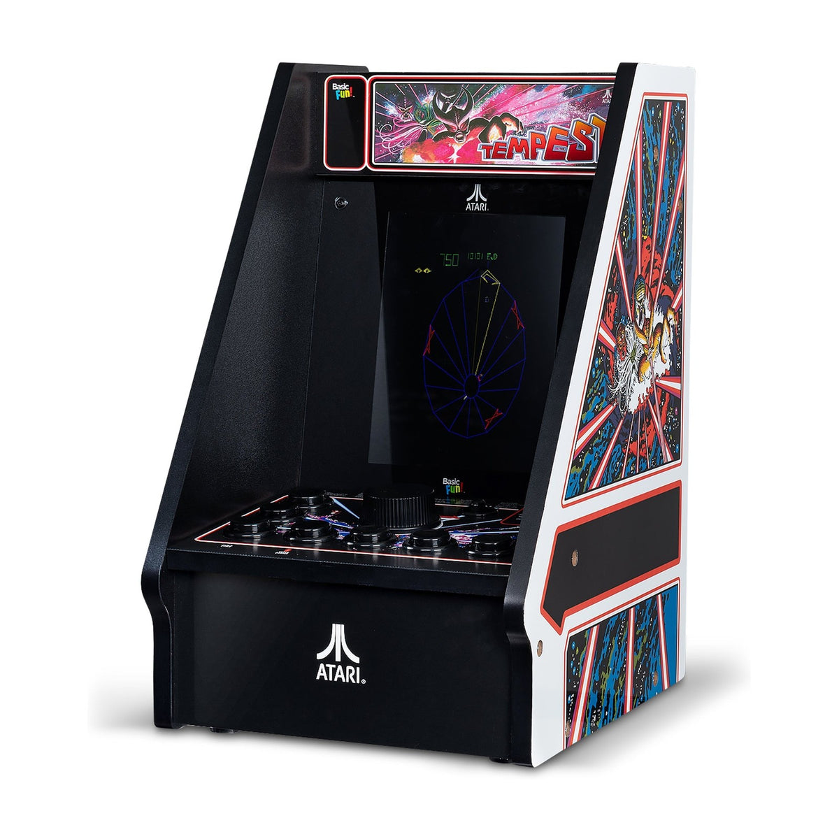 Arcade Classics Atari Tempest Counter Series Arcade Game, front view on a white background