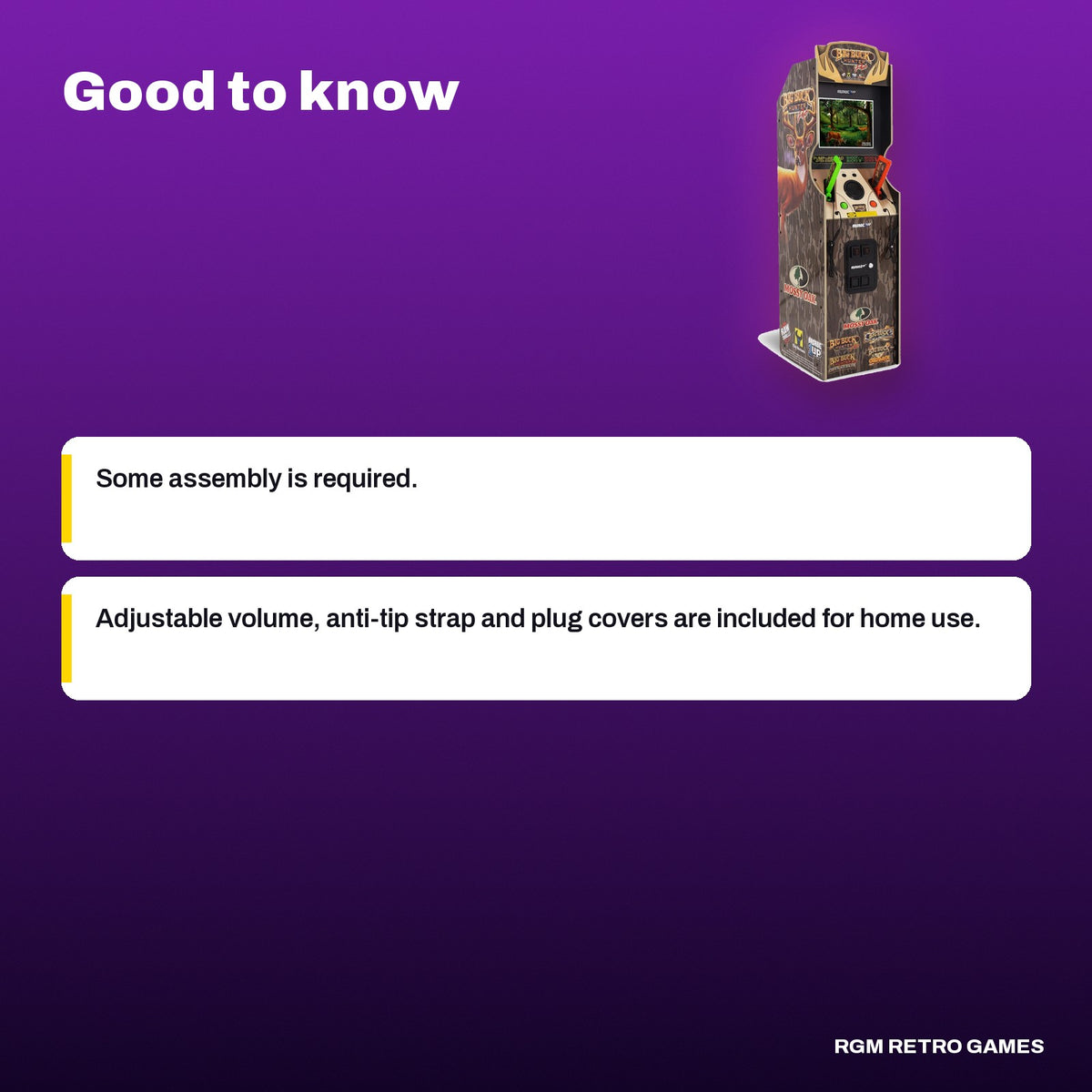 Arcade1Up Big Buck Hunter Mossy Oak Deluxe Arcade Machine, good to know before you buy