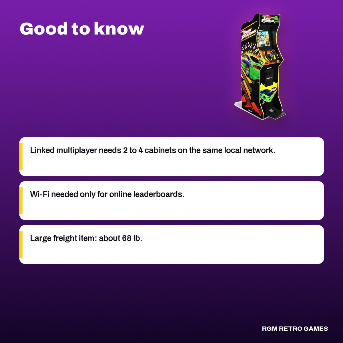 Arcade1Up The Fast & The Furious Deluxe Arcade Machine, good to know before you buy
